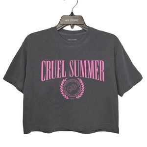 Cruel Summer Cropped Tee
